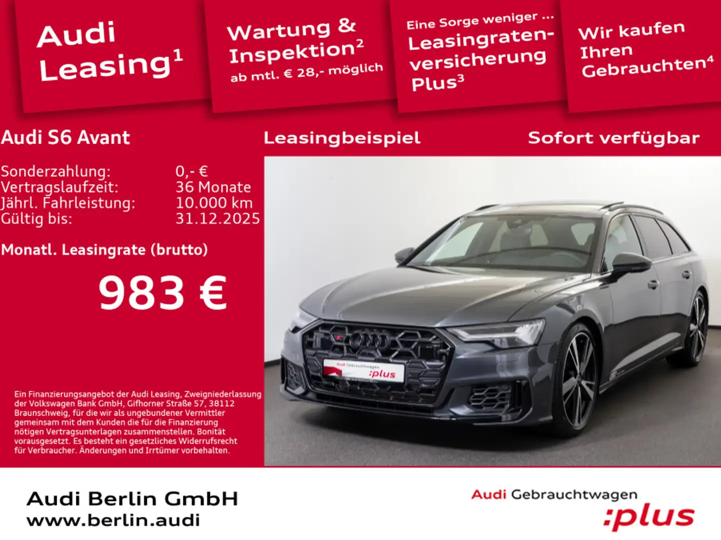 Audi S6 TDI tiptronic Grau - 1