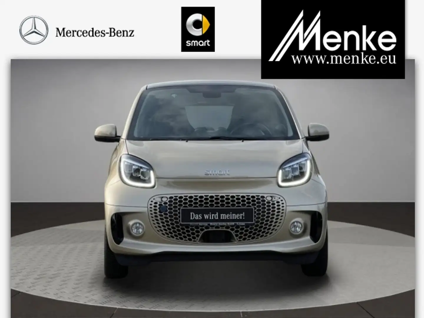 smart forTwo EQ  Ambiente,Excl.+Winter,DAB,22kW Lader Beige - 2
