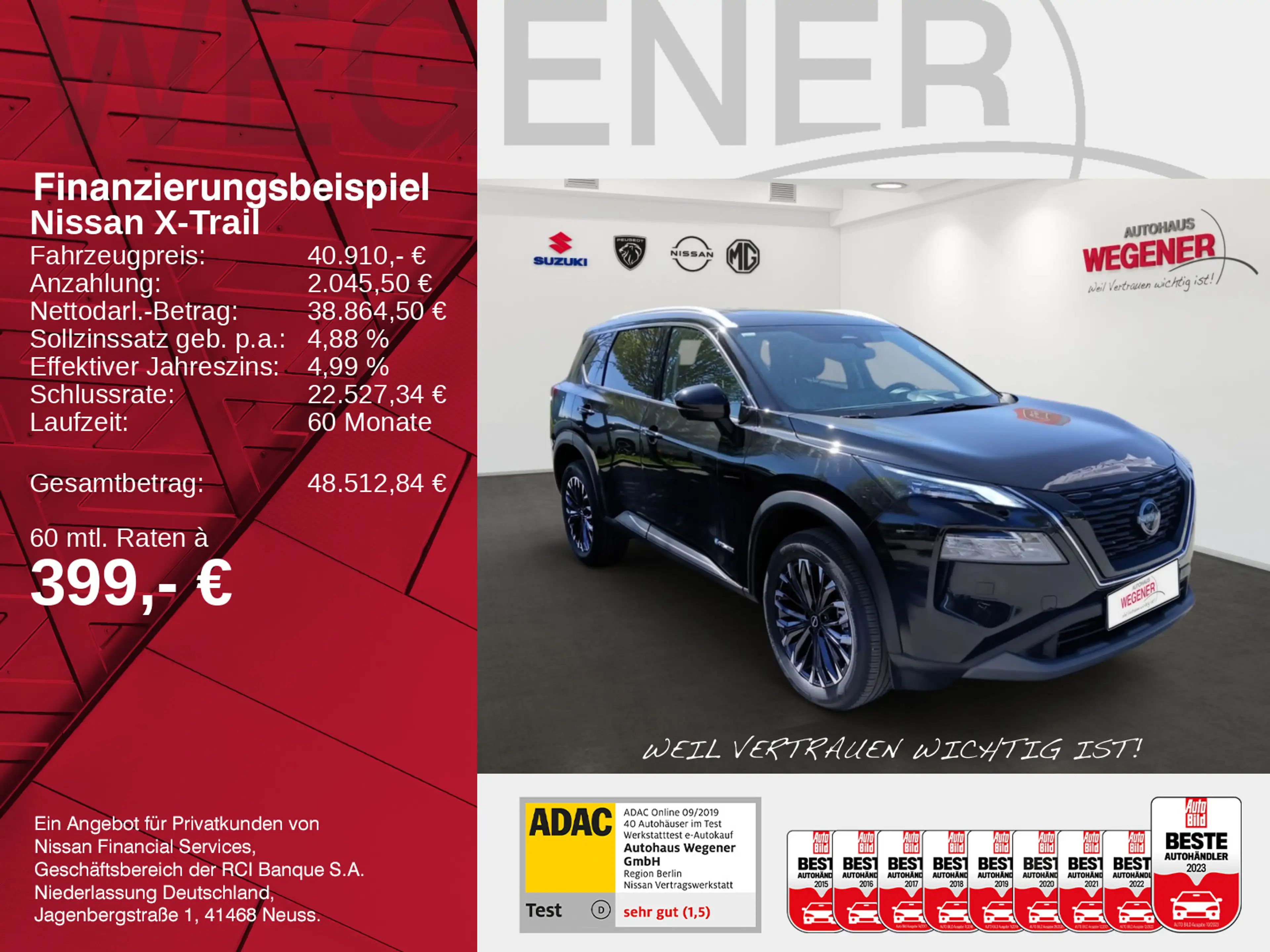 Nissan X-Trail N-Connecta 1.5 AT - LED 360CAM KLIMA AUT — photo 2
