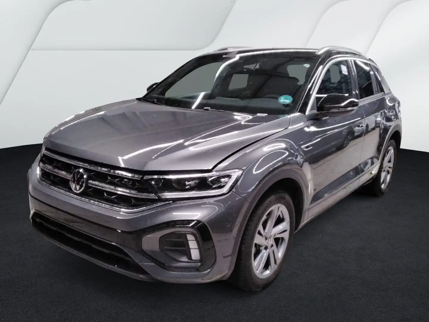 Volkswagen T-Roc 1.5 TSI DSG R-LINE +AHK +LED +RKAM +ACC +APP +LM Grau - 2