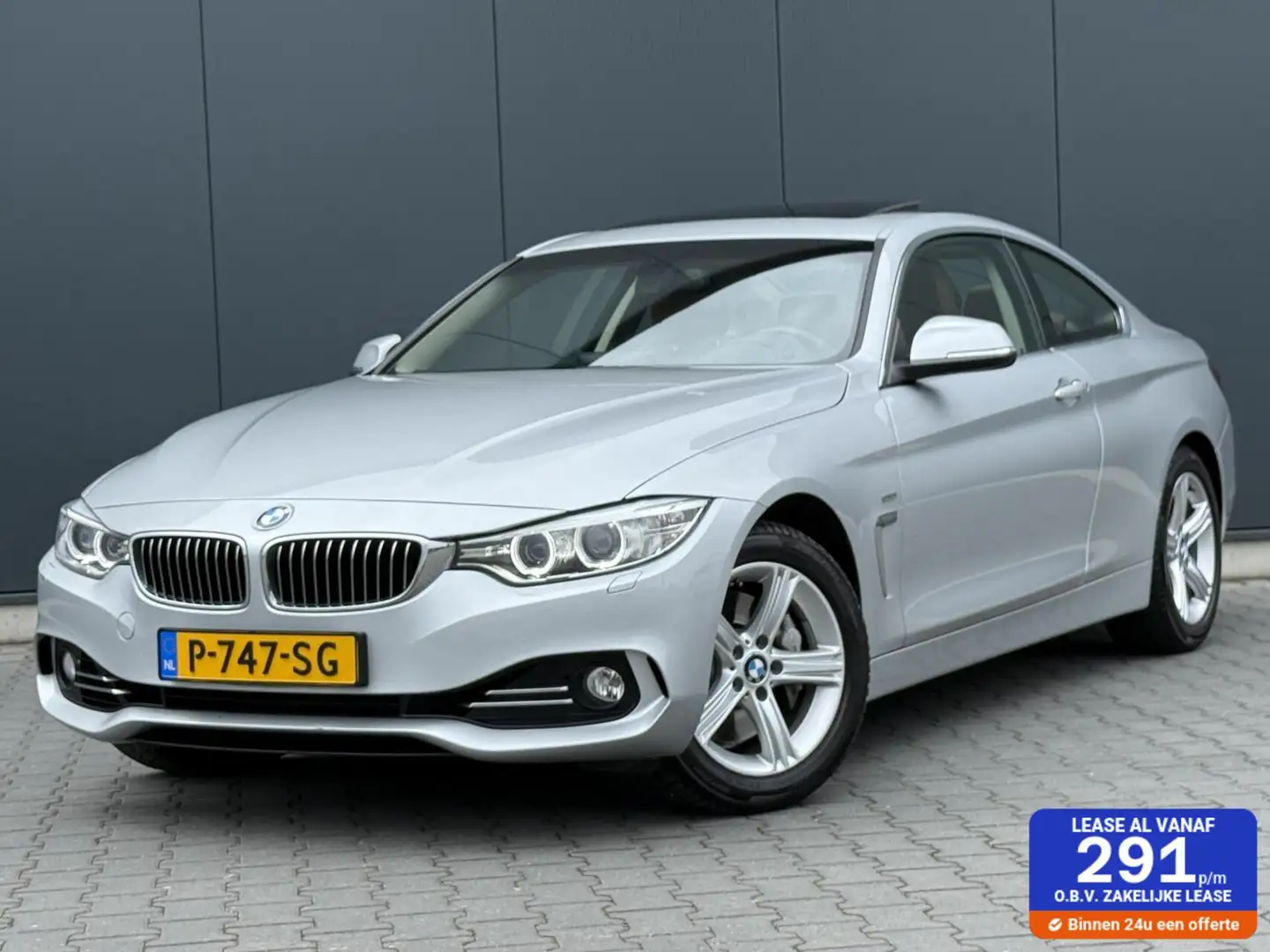 BMW 435 4-serie Coupé 435I xDrive Leder - Schuifdak - Xeno Grijs - 1