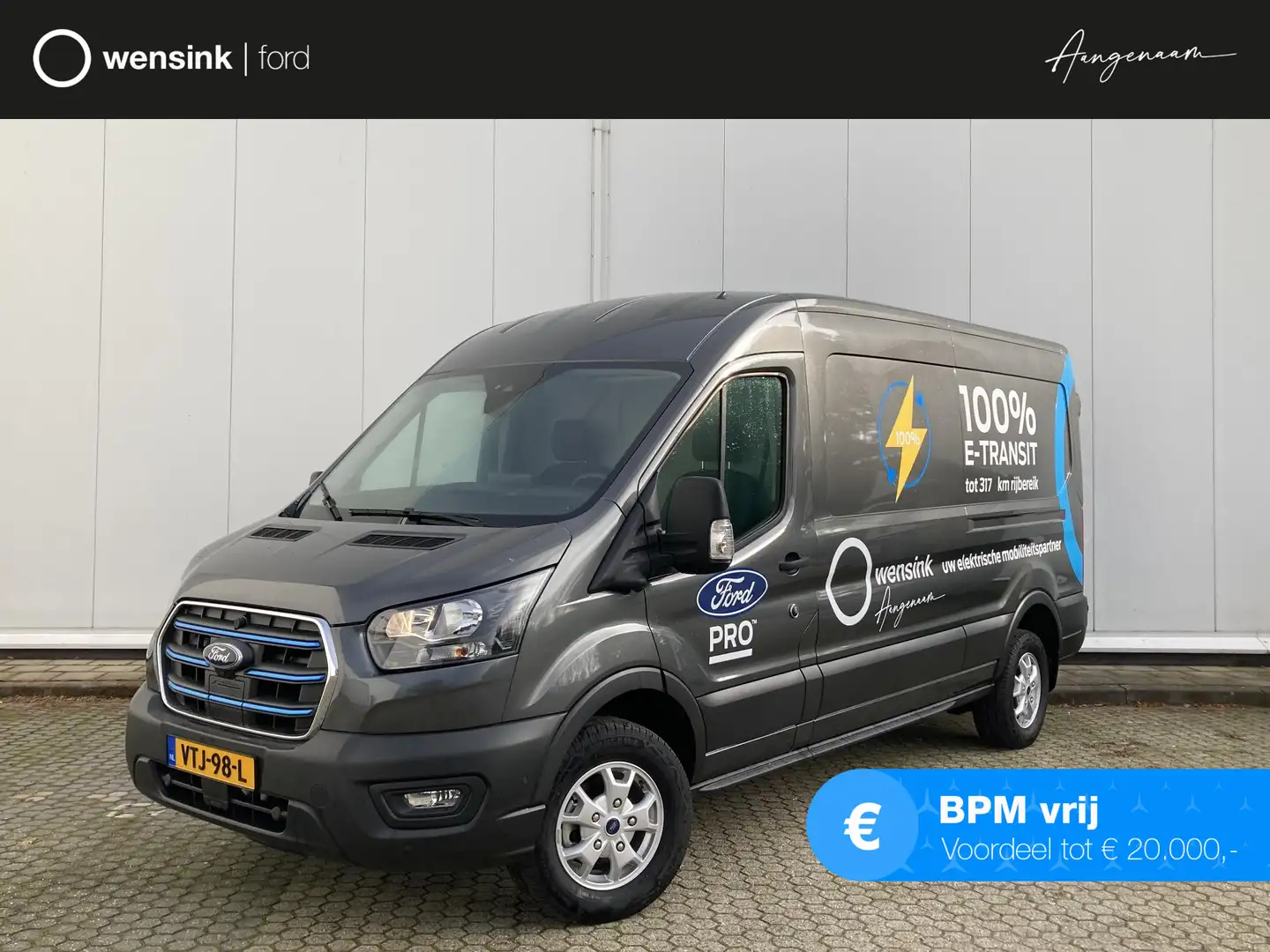Ford E-Transit 350 L3H2 Trend 68 kWh 317 KM Trend 3500 GVW | Van Grijs - 1