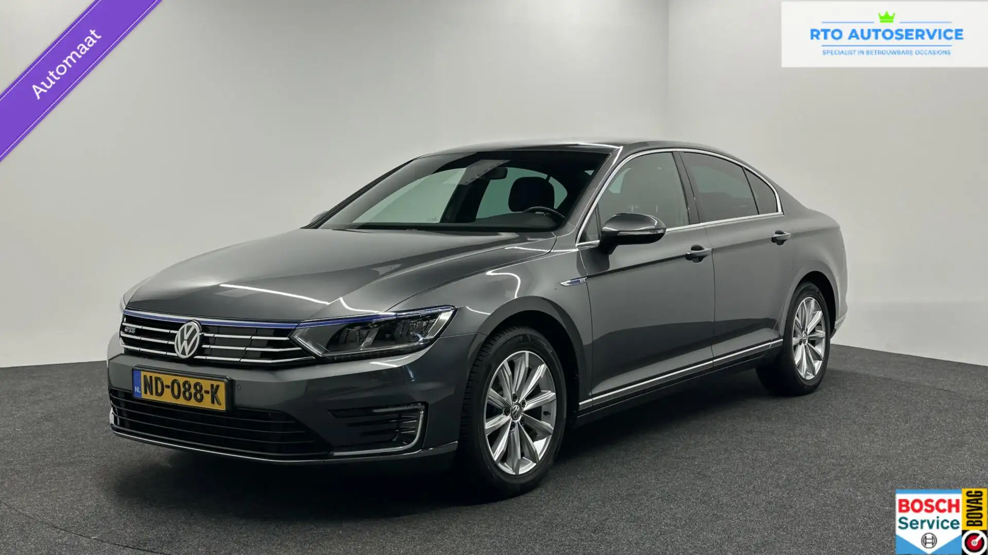 Volkswagen Passat 1.4 TSI GTE Connected TREKHAAK-NAVI-DAB-STOELVERWA Gris - 1