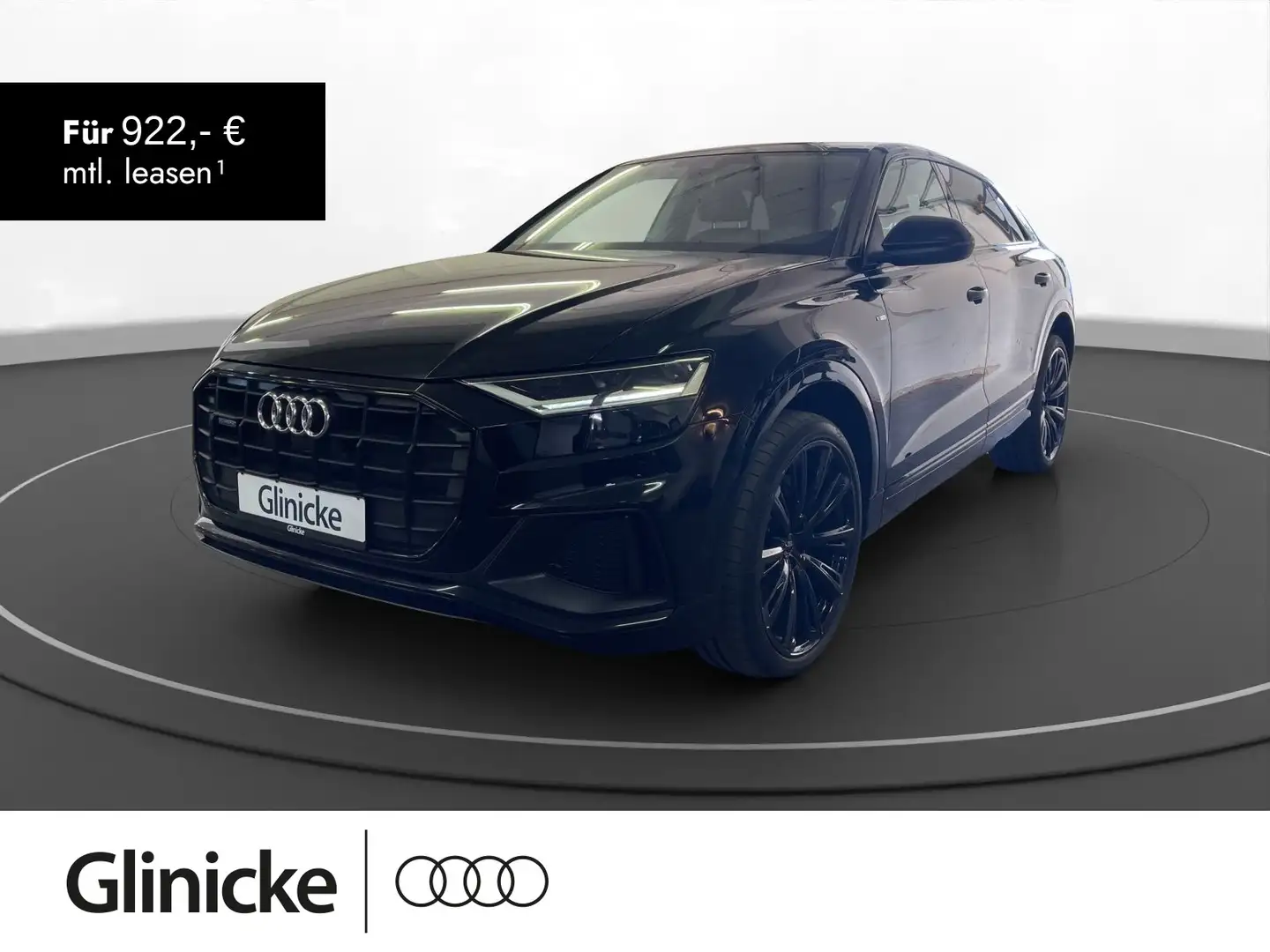 Audi Q8 50 TDI qu. S line LED LM 23" Navi PDC vo+hi T Schwarz - 1