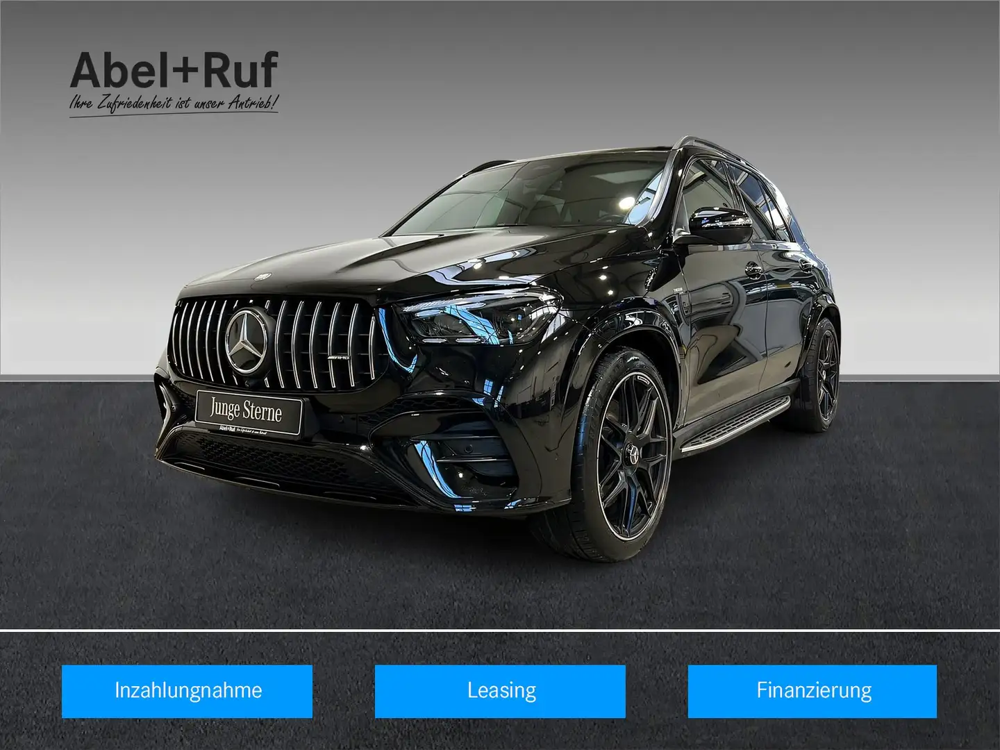 Mercedes-Benz GLE 53 AMG 4M+ NIGHT+Memo+Burmester+TotW+AHK+360 Schwarz - 1