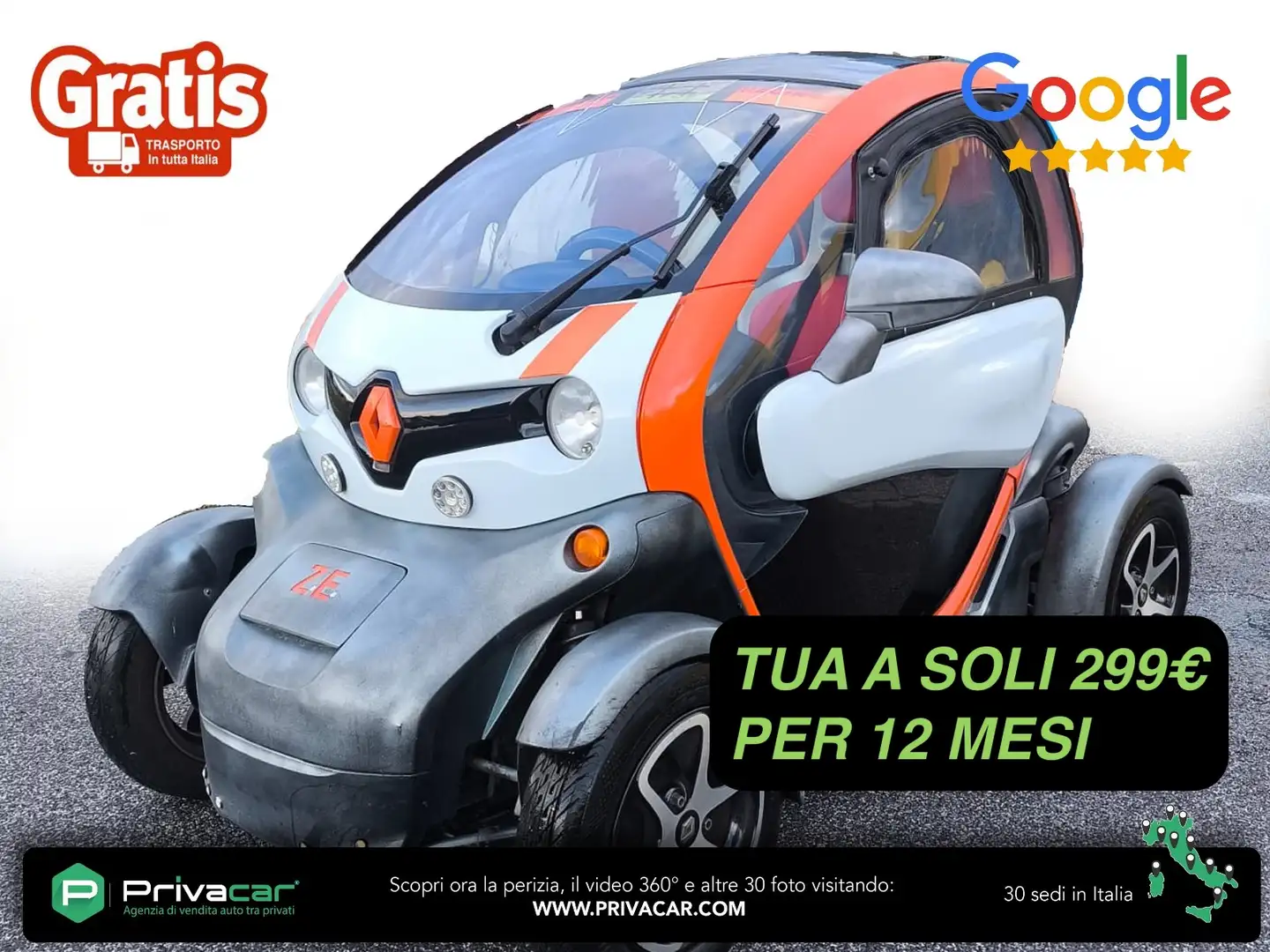 Renault Twizy 13kw 15 cv Білий - 1