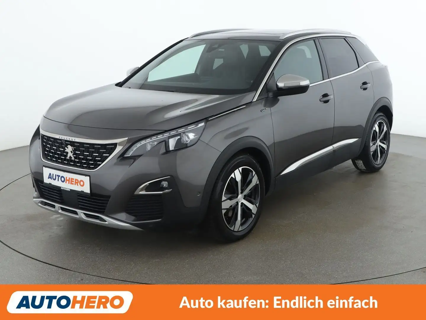 Peugeot 3008 2.0 Blue-HDi GT Grau - 1