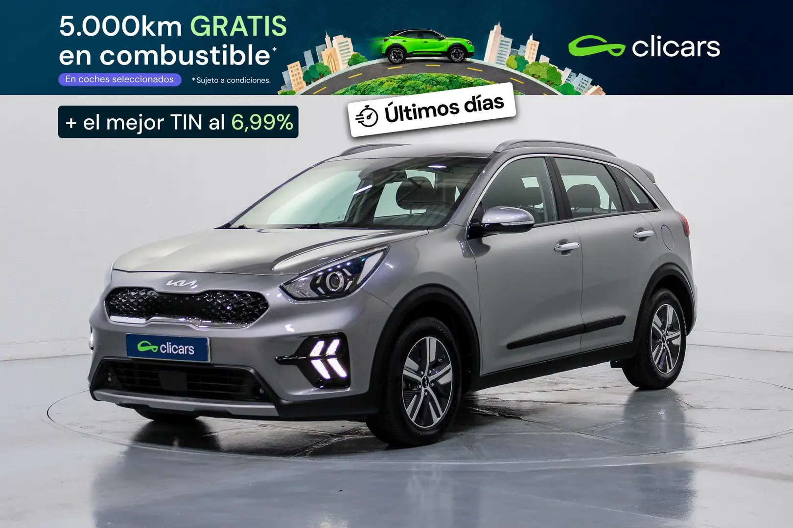 Kia Niro 1.6 HEV Drive Gris - 1