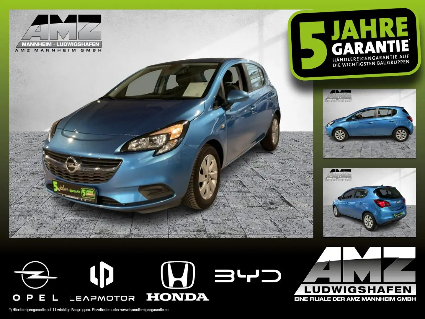 Opel Corsa E 1.4 Turbo ecoFlex Edition SHZ+Winterp. Blau - 1