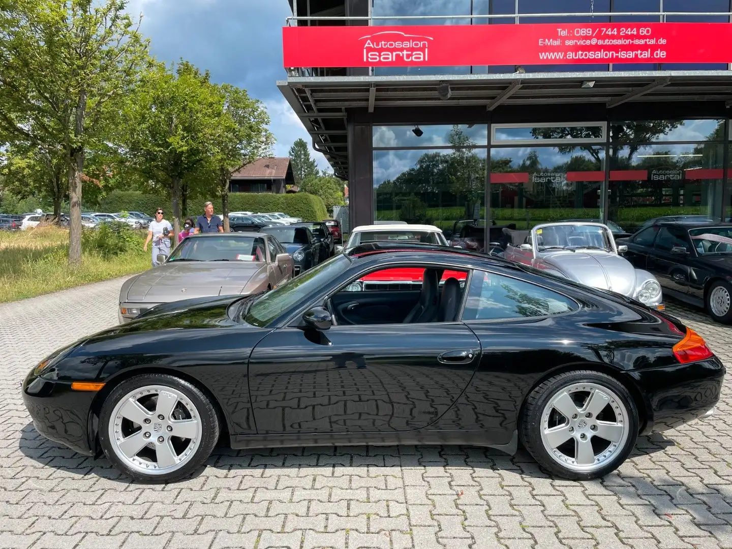 Porsche 996 Coupe , 6-Gg.,-dt., Scheckheft, gr. KD neu Negru - 1
