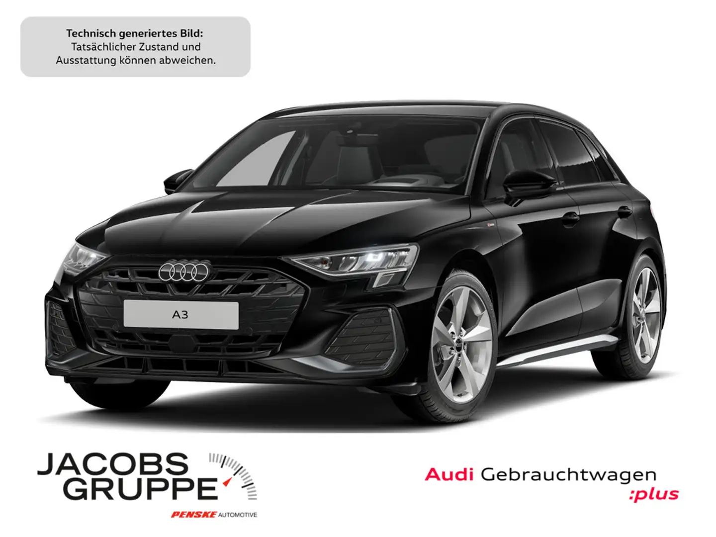 Audi A3 Sportback 35 TFSI S line SONOS,PDC,AHK,LED Schwarz - 1