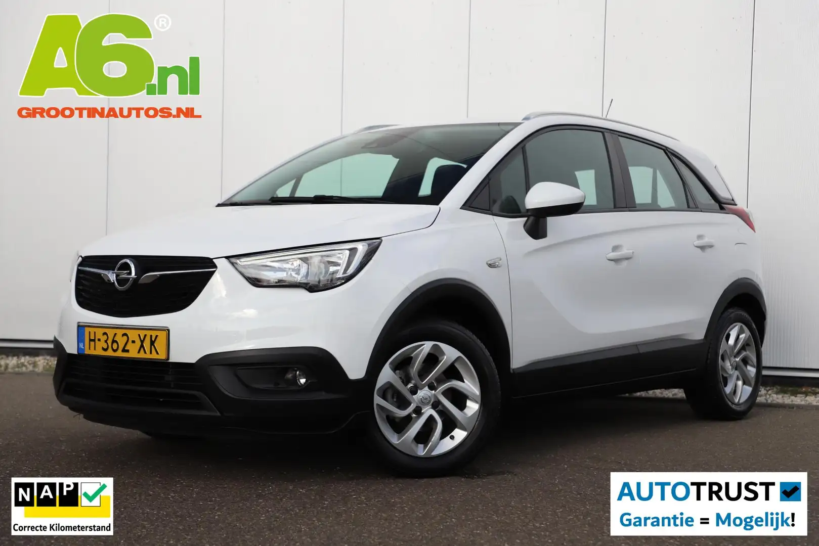 Opel Crossland X 1.2 Edition Trekhaak 16 inch LMV Carplay Android N Wit - 1