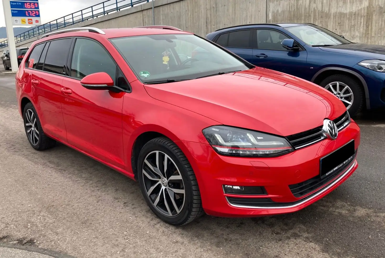 Volkswagen Golf VII Variant 1.6 TDI  Allstar DSG, LED, BMT Rot - 2