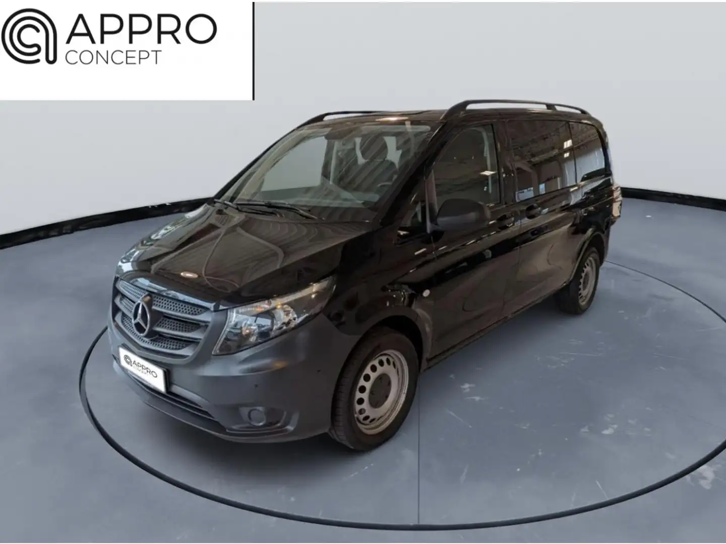 Mercedes-Benz Vito Vito Mixto Compact 114 CDI BlueEfficiency - BVA 9G-Tronic MIXTO - Compact Select 4-Mat Zwart - 1