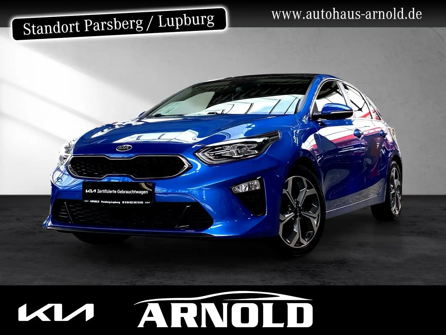 Kia Ceed / cee'd Ceed 1.6 CRDi Platinum DCT7 Sitzbel. AHK Kamera Blu/Azzurro - 1