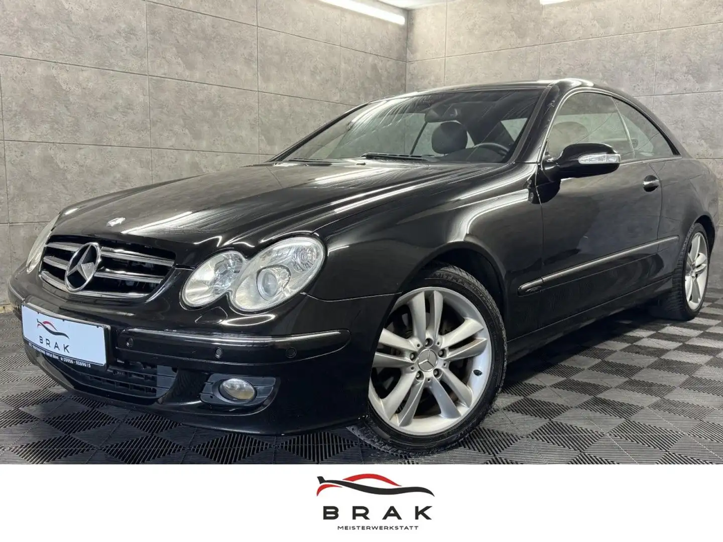 Mercedes-Benz CLK 200 Kompressor Bi-Xenon*Navi*Leder*Schiebeda Schwarz - 1