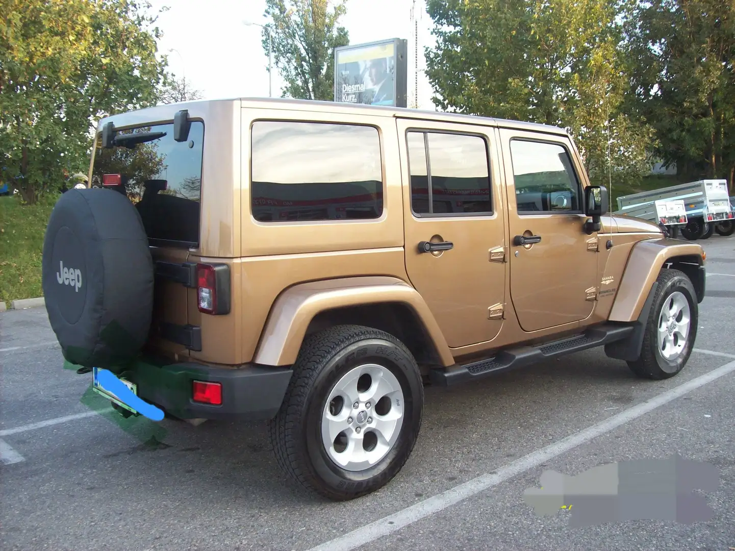 Jeep Wrangler Wrangler Unlimited Sahara 2,8 CRD Aut. Unlimited Sahara Bronze - 1