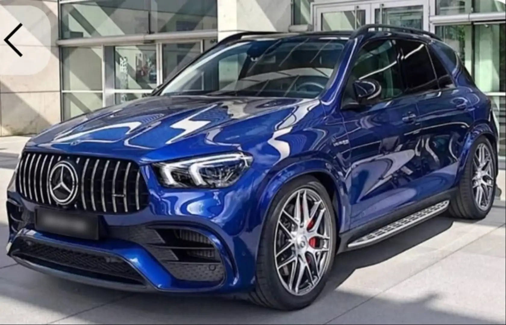 Mercedes-Benz GLC 63 AMG S Performance Bleu - 2