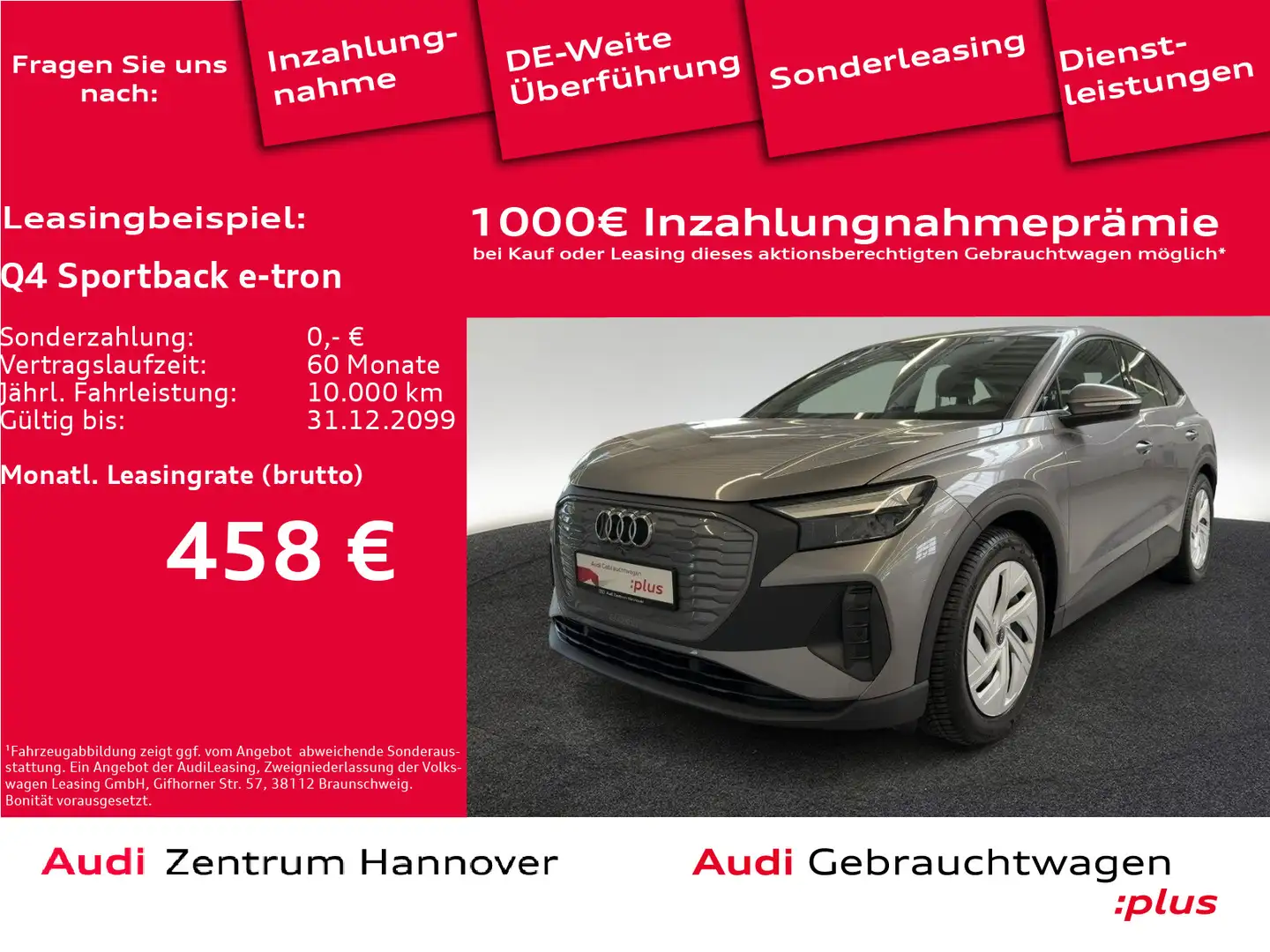 Audi Q4 e-tron 35 LED Kamera Leder Navi vir Grau - 1