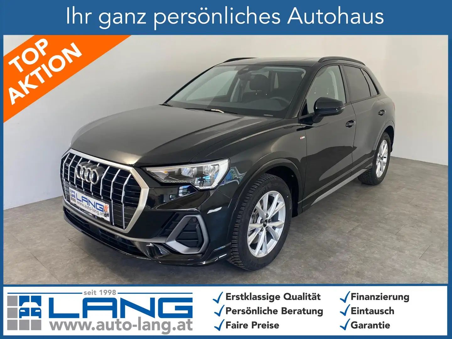 Audi Q3 40 2.0 TFSI quattro S Line LED*NAVI*PANORAMA 14... Schwarz - 1