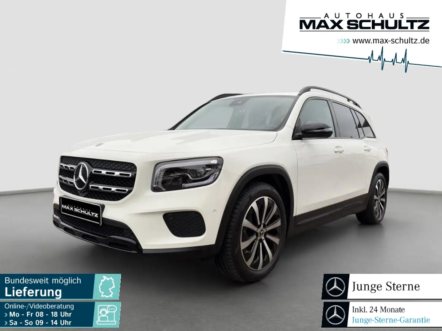 Mercedes-Benz GLB 200 d NIGHT*AHZV*M-BEAM*KAMERA*DAB*MBUX HE* Blanco - 1