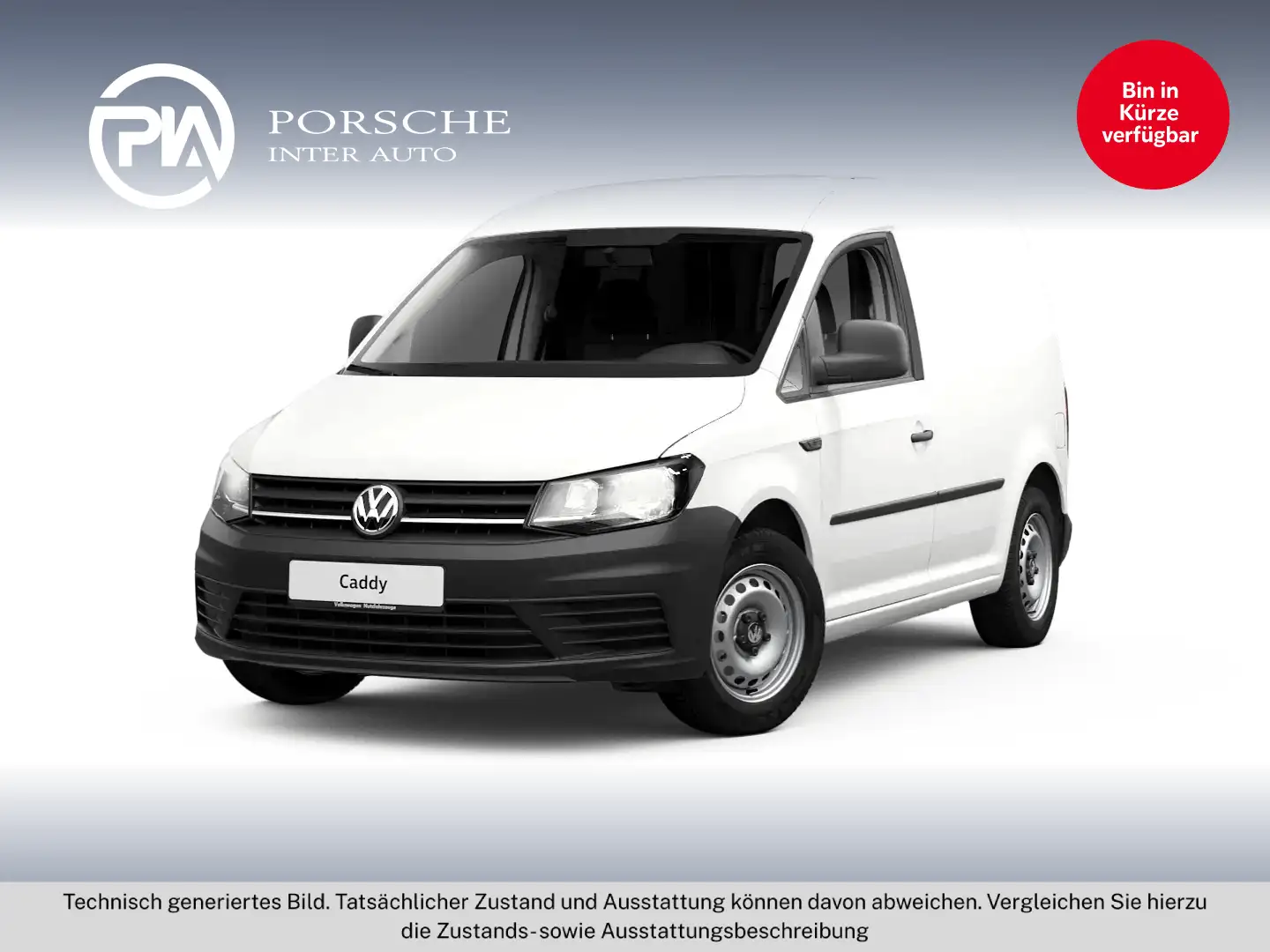 Volkswagen Caddy Kastenwagen TDI Weiß - 1