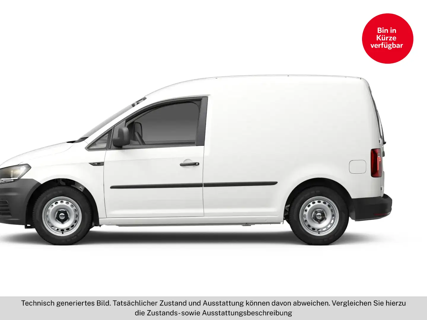 Volkswagen Caddy Kastenwagen TDI Weiß - 2