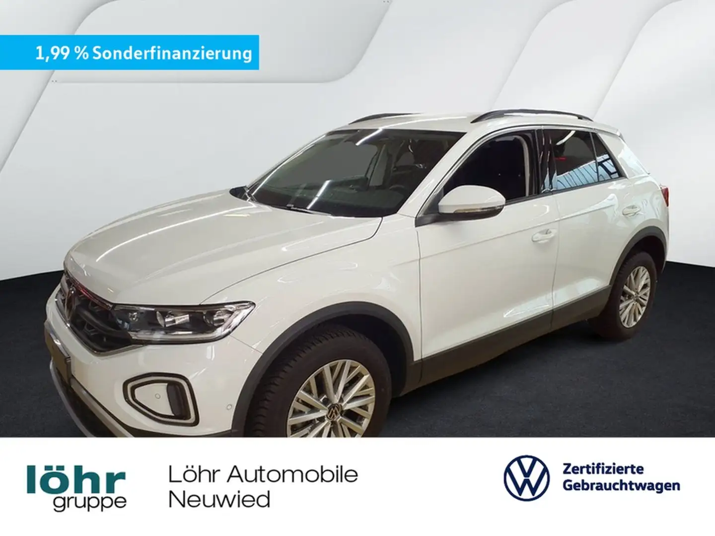 Volkswagen T-Roc 1.0 TSI Life /Navi/LED/Park-Assist Weiß - 1