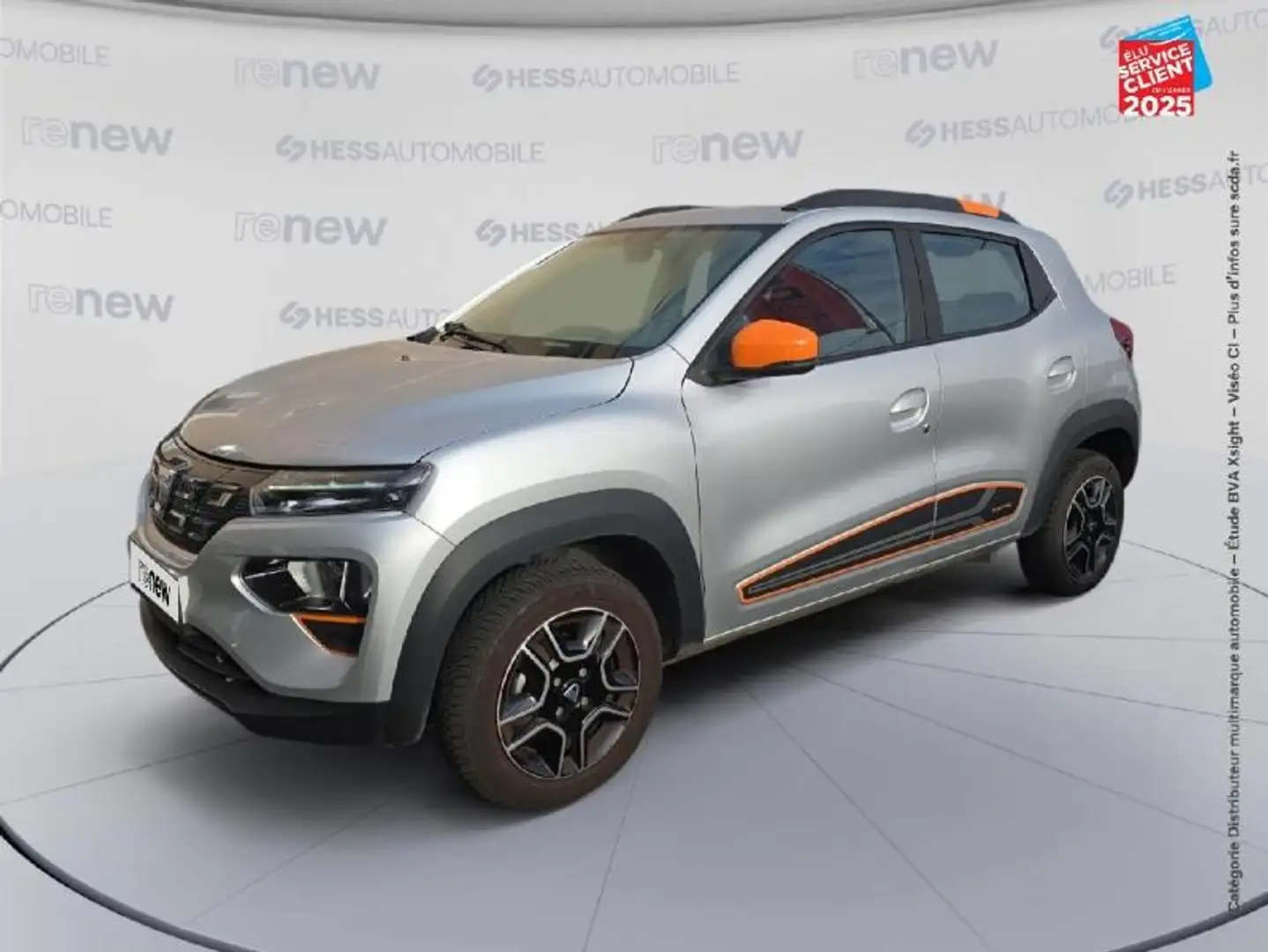 Dacia Spring 45ch Confort Plus - Achat Intégral Gris - 1