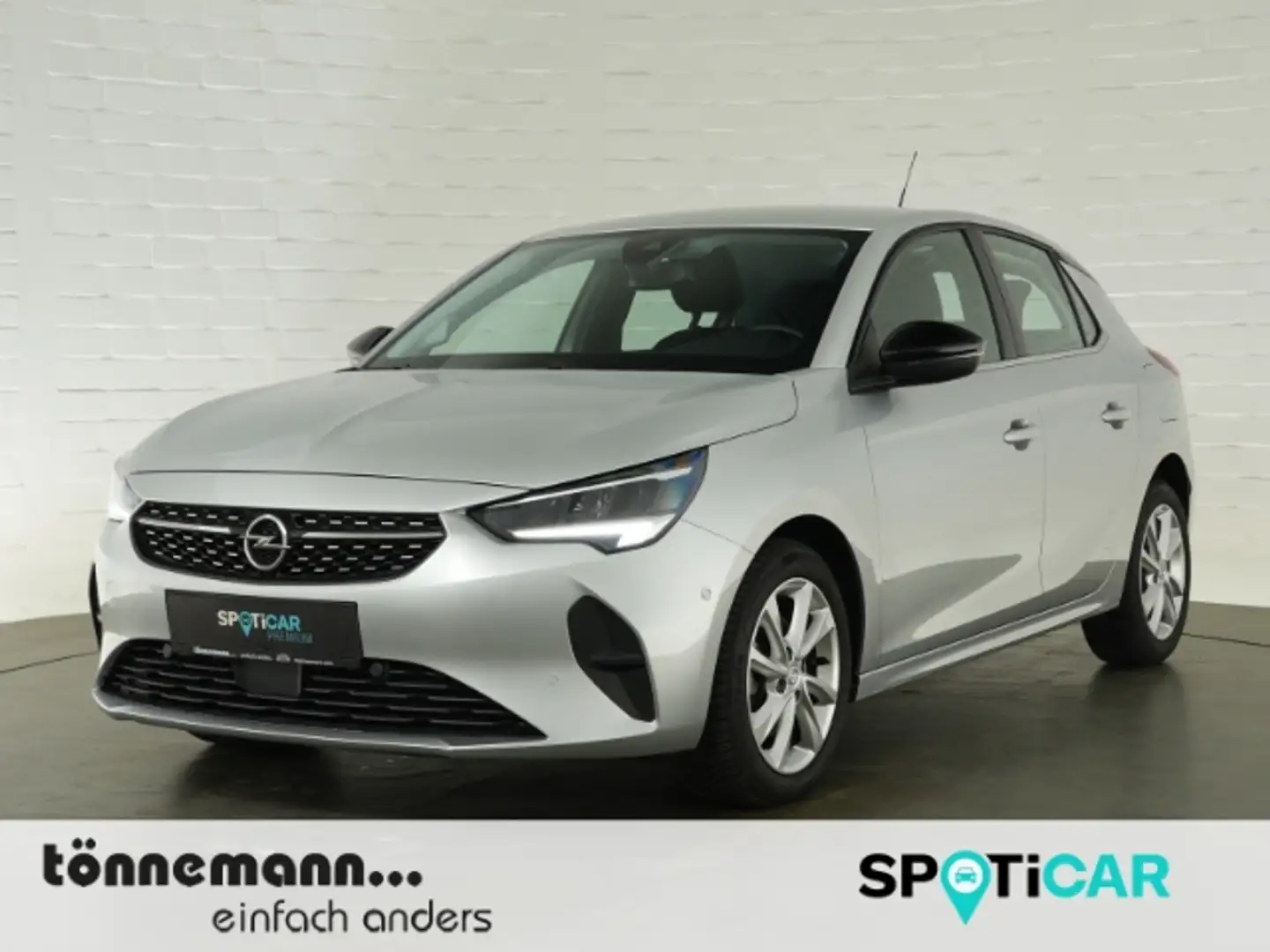 Opel Corsa F ELEGANCE+LED+NAVI+RÜCKFAHRKAMERA+SITZ-/LENKRADHE Silber - 1