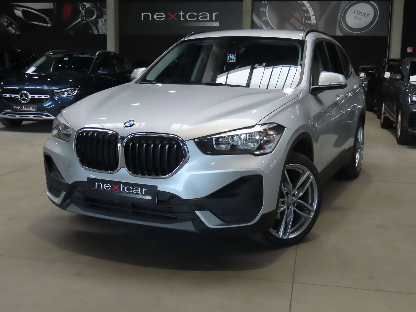 BMW X1 16dA Sdrive Sport *NAVI PRO-PARKING-SIEGES SPORT* Argent - 1