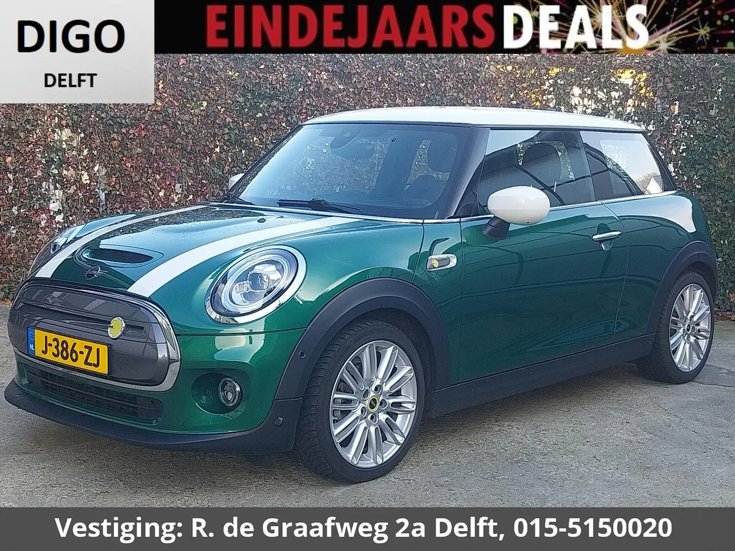 MINI Mini Electric Charged 33 kWh 184 PK | Navigatie | Vert - 1
