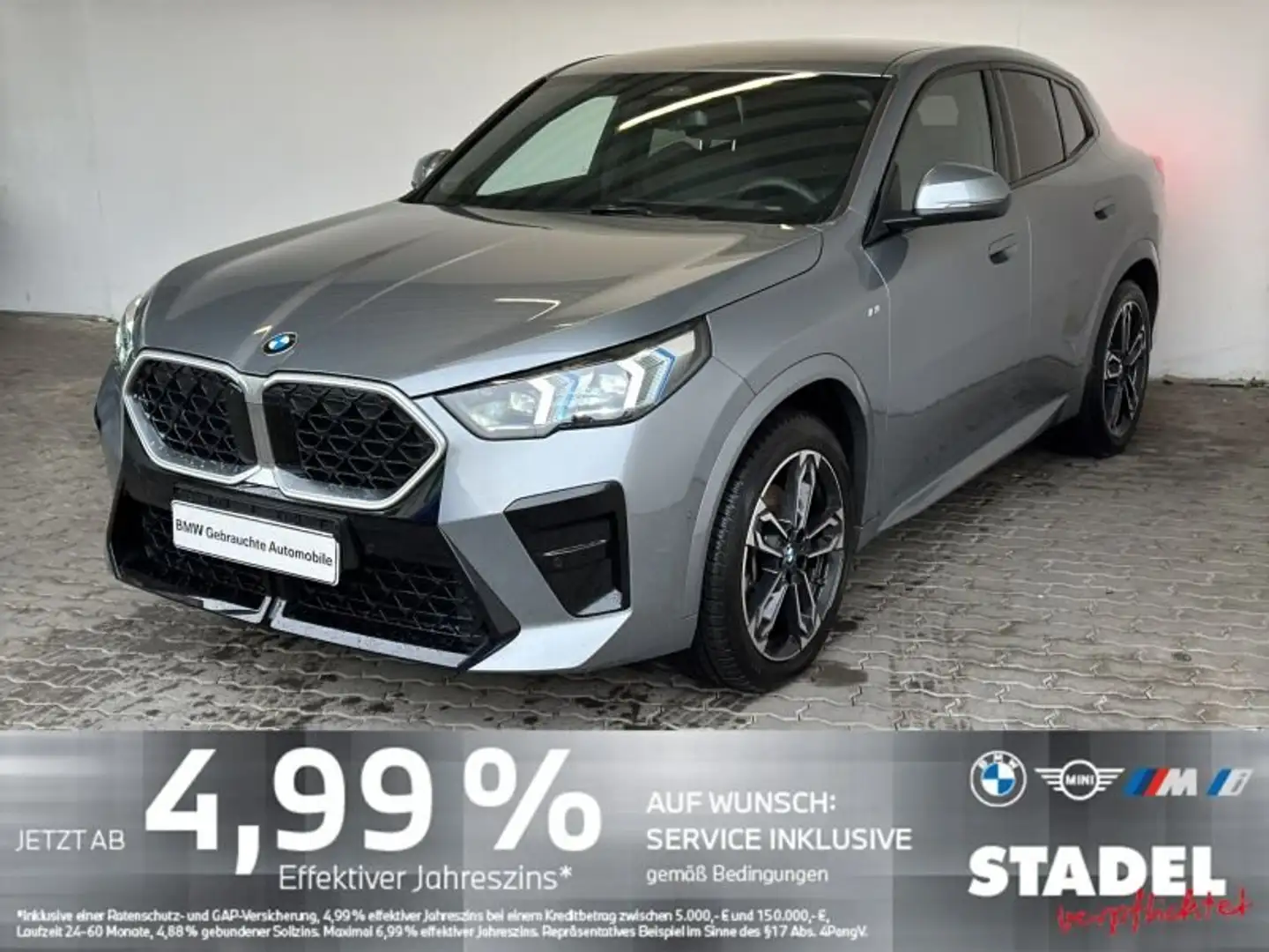 BMW X2 sDrive20i M Sport Navi.LED.ACC.360°.AHK.HuD Grau - 2