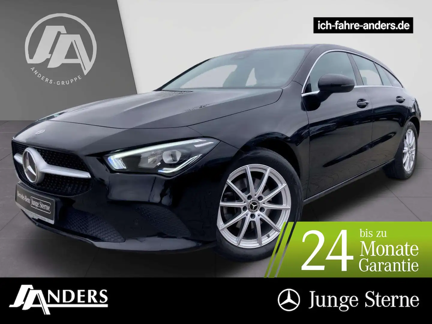 Mercedes-Benz CLA 200 d SB MBUX+SHZ+LED+Kam+AHK+Apple+Tempomat Noir - 1