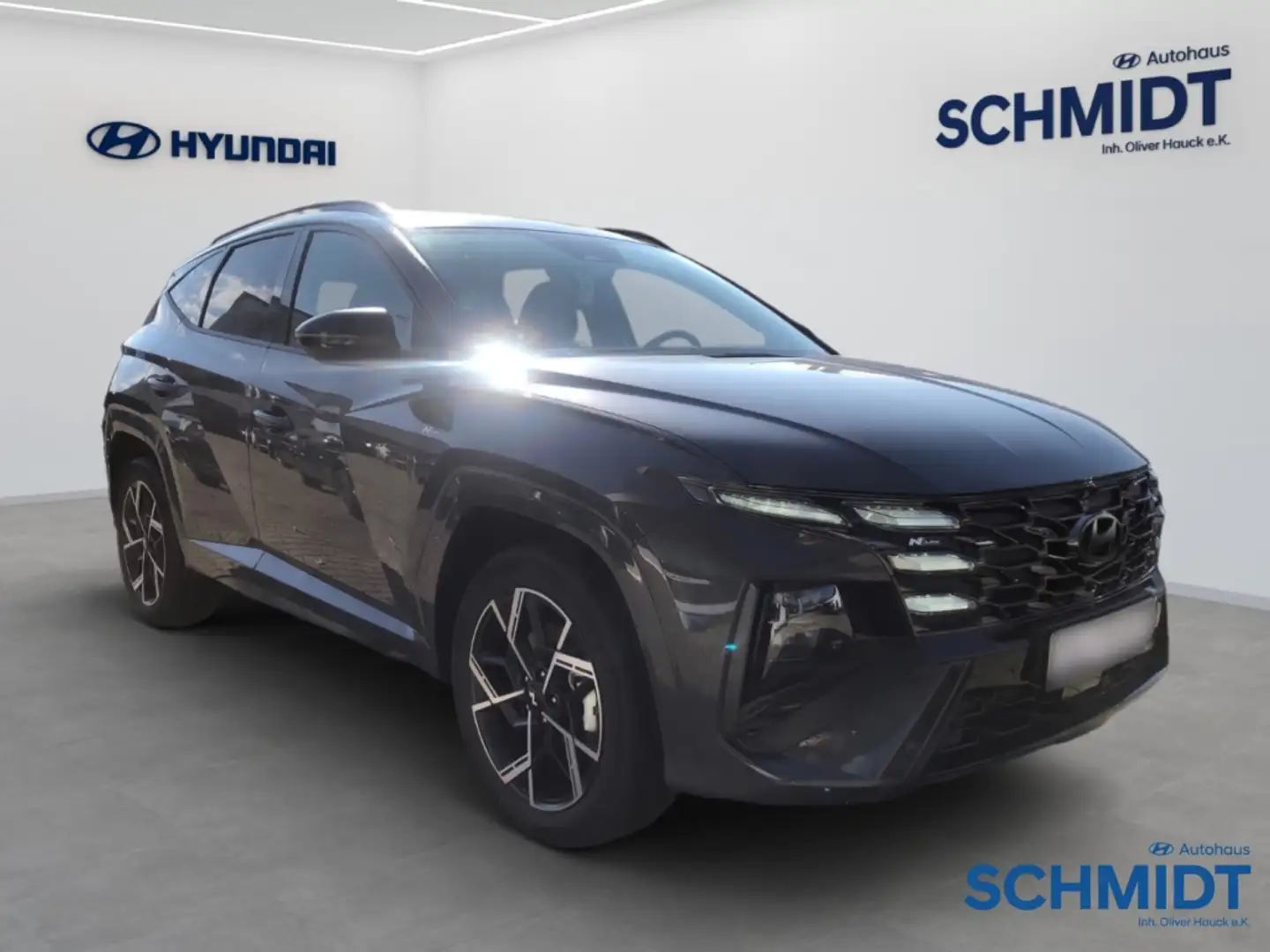 Hyundai TUCSON N Line Hybrid 2WD 1.6 T-GDI HUD El. Panodach Navi Grau - 2