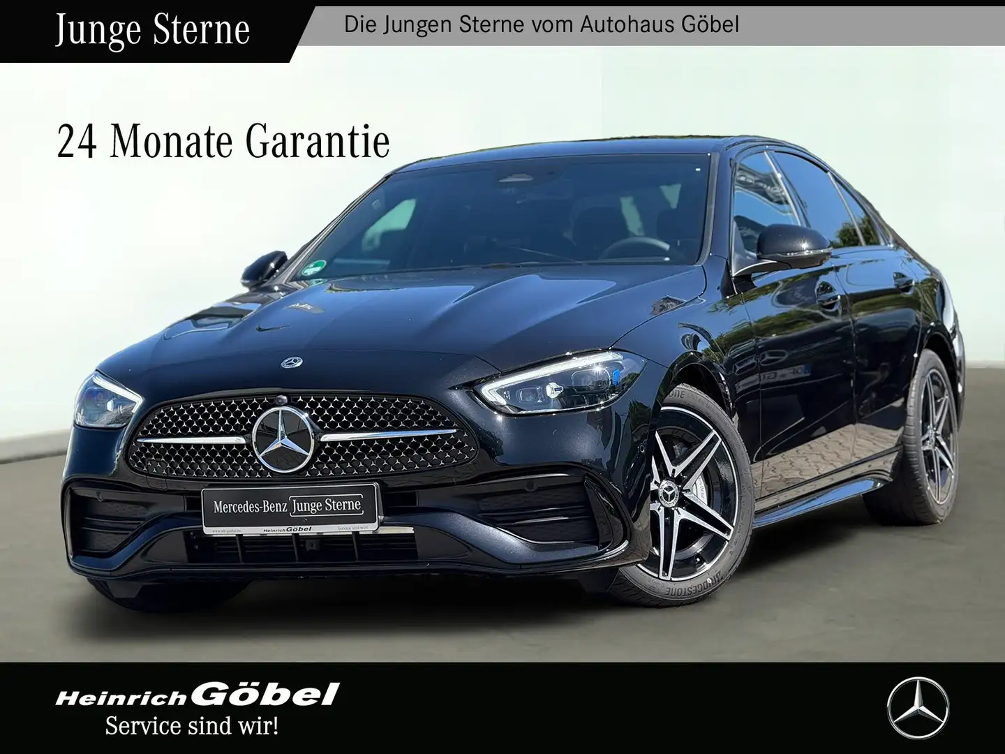 Mercedes-Benz C 200 AMG*AHK*MEMORY*AMBIENTE*DIGITAL*360° Noir - 1