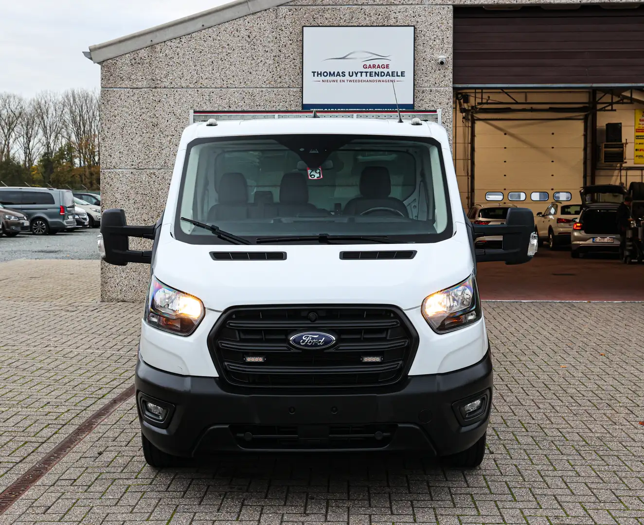 Ford Transit ELECTRISCHE-KIPPER*LEDER*CRUISE-CONTROLE*TREKHAAK* Blanc - 2