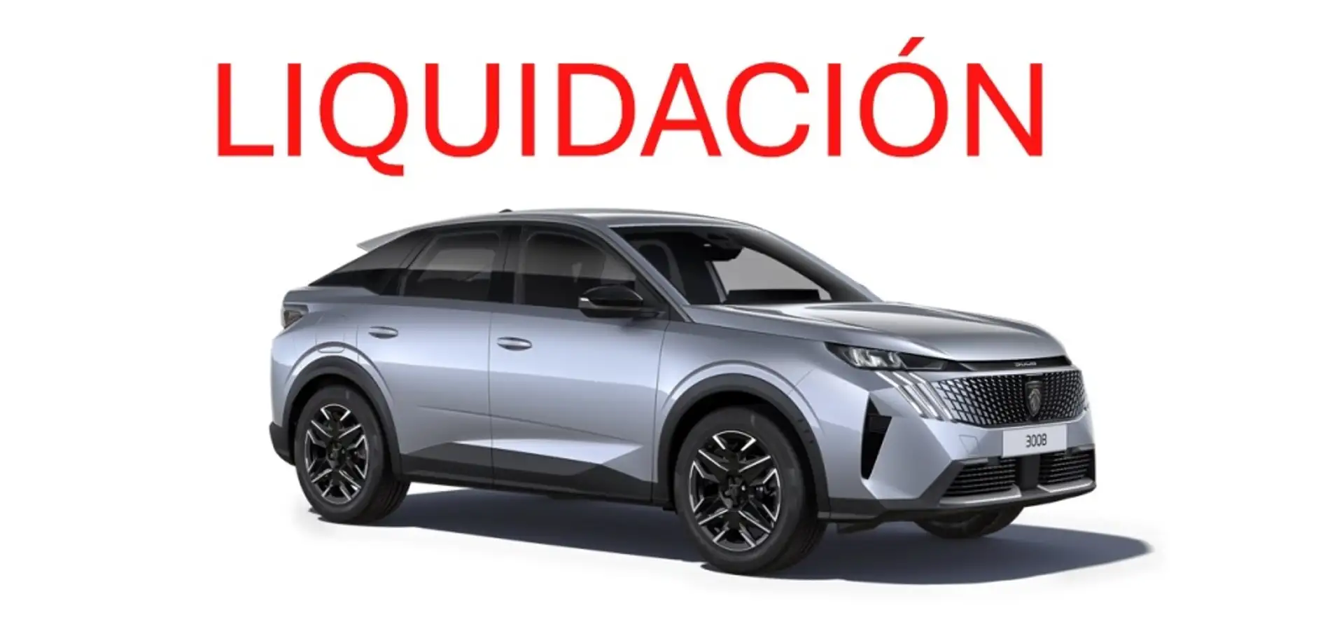 Peugeot 3008 Hybrid Allure eDCS6 145 Gris - 1