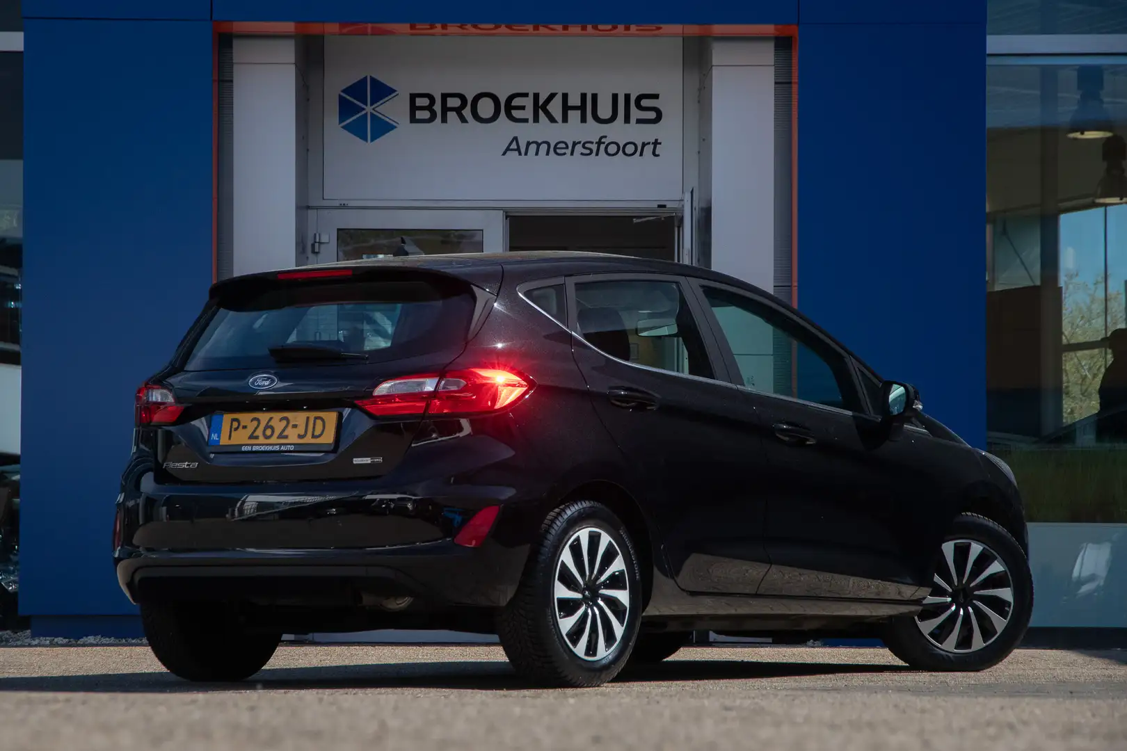 Ford Fiesta 1.0 EcoBoost Hybrid Titanium| Airco (automatisch) Nero - 2