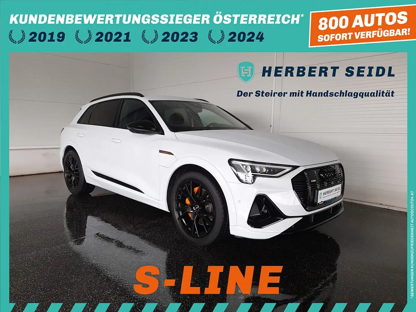 Audi e-tron 50 quattro S-LINE BLACK EDITION *NP: € 84.324,-... Weiß - 1
