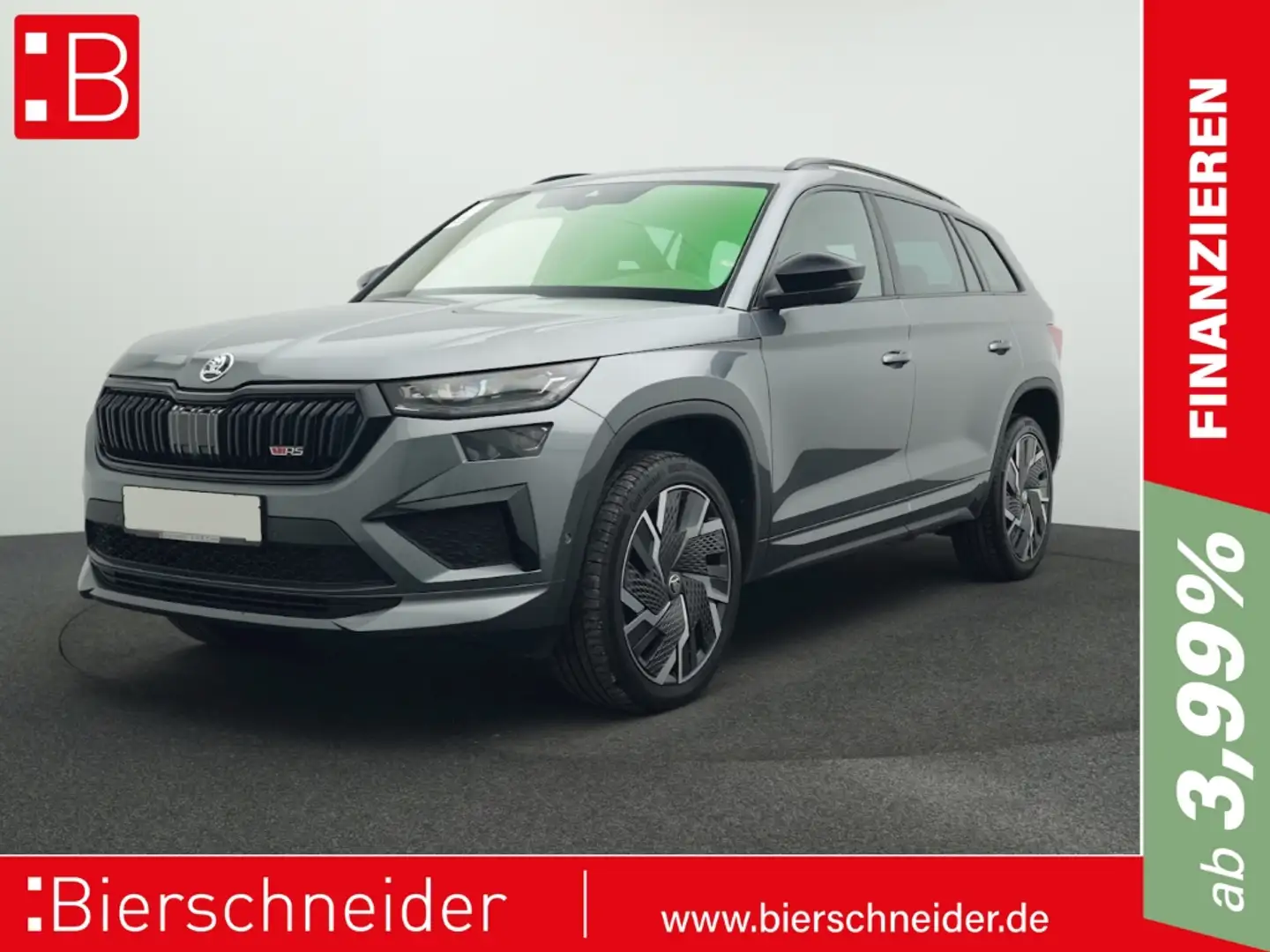 Skoda Kodiaq 2.0 TSI DSG 4x4 RS PANO eHECK STANDH ACC Gris - 1