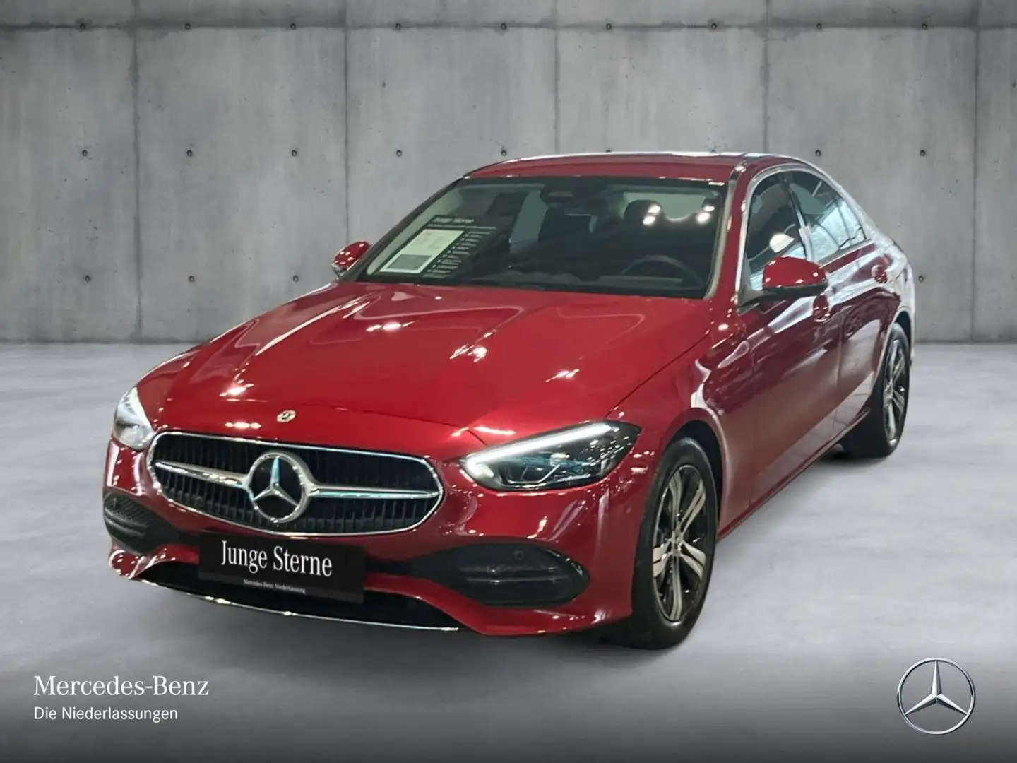 Mercedes-Benz C 200 AVANTG+LED+KAMERA+KEYLESS+9G Červená - 2