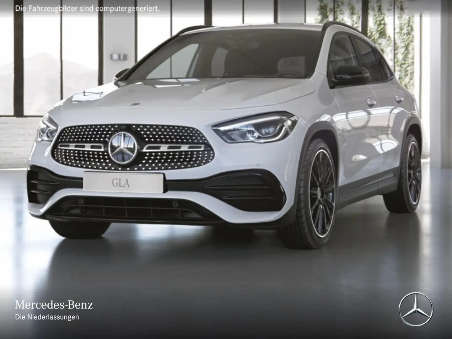 Mercedes-Benz GLA 200 AMG+NIGHT+LED+KAMERA+TOTW+7G Weiß - 2