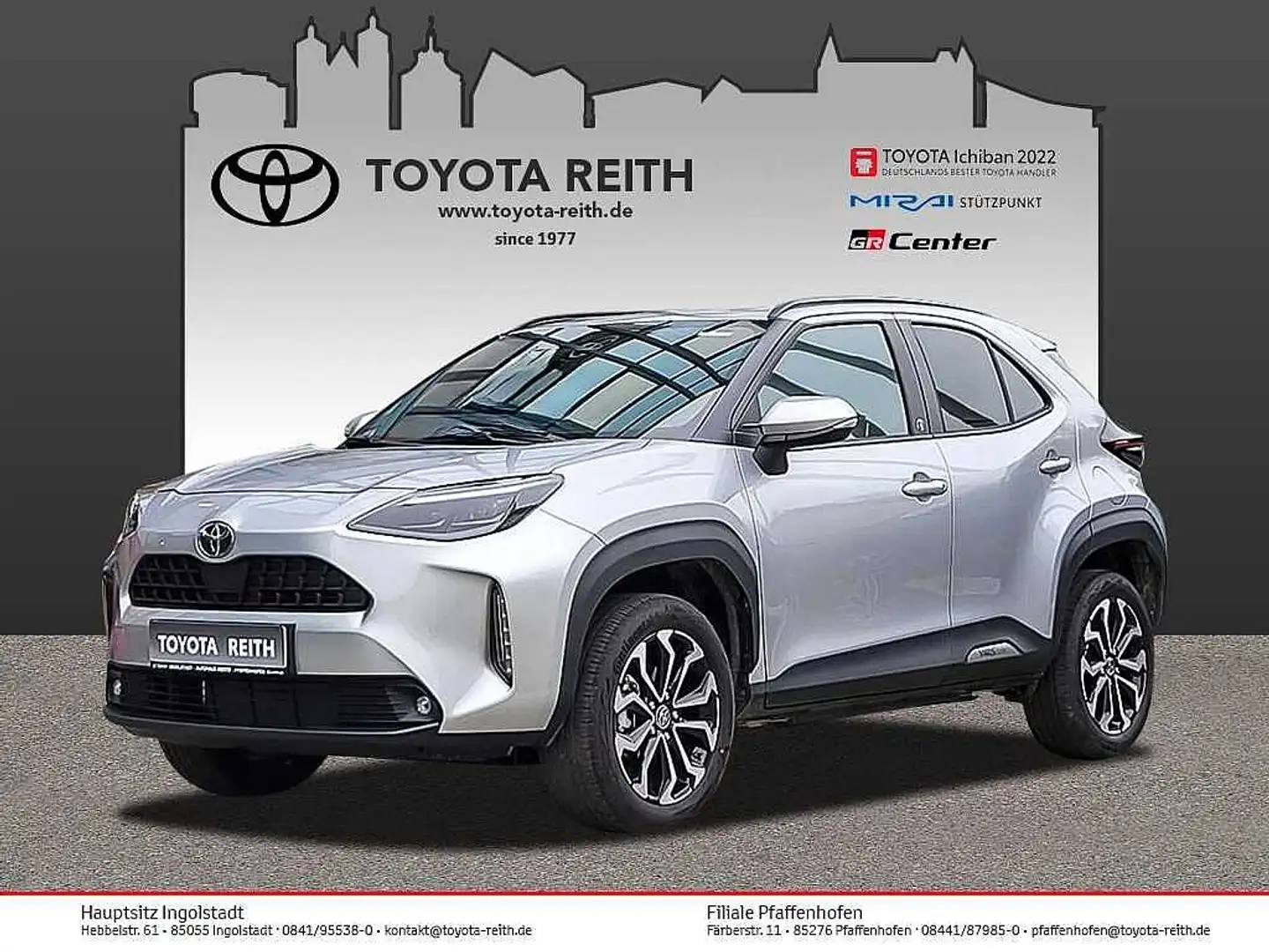 Toyota Yaris Cross Hybrid 1.5 VVT-i Team Deutschland /Winter-Paket Argent - 1