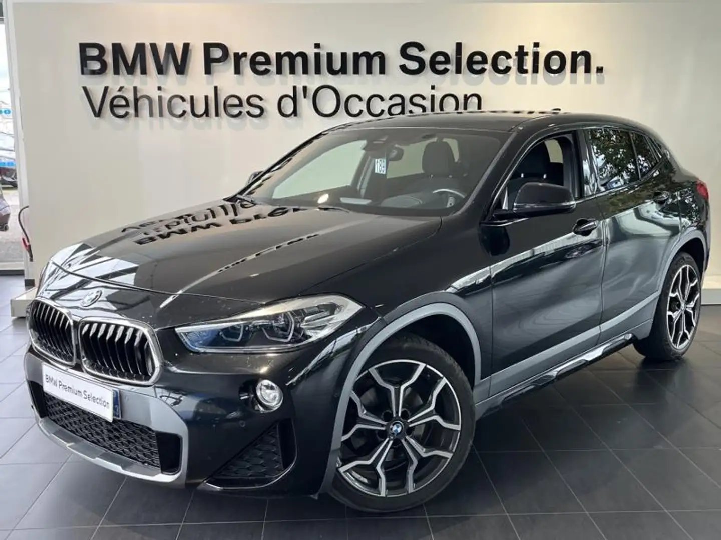 BMW X2 sDrive18dA 150ch M Sport Euro6d-T 118g Noir - 1