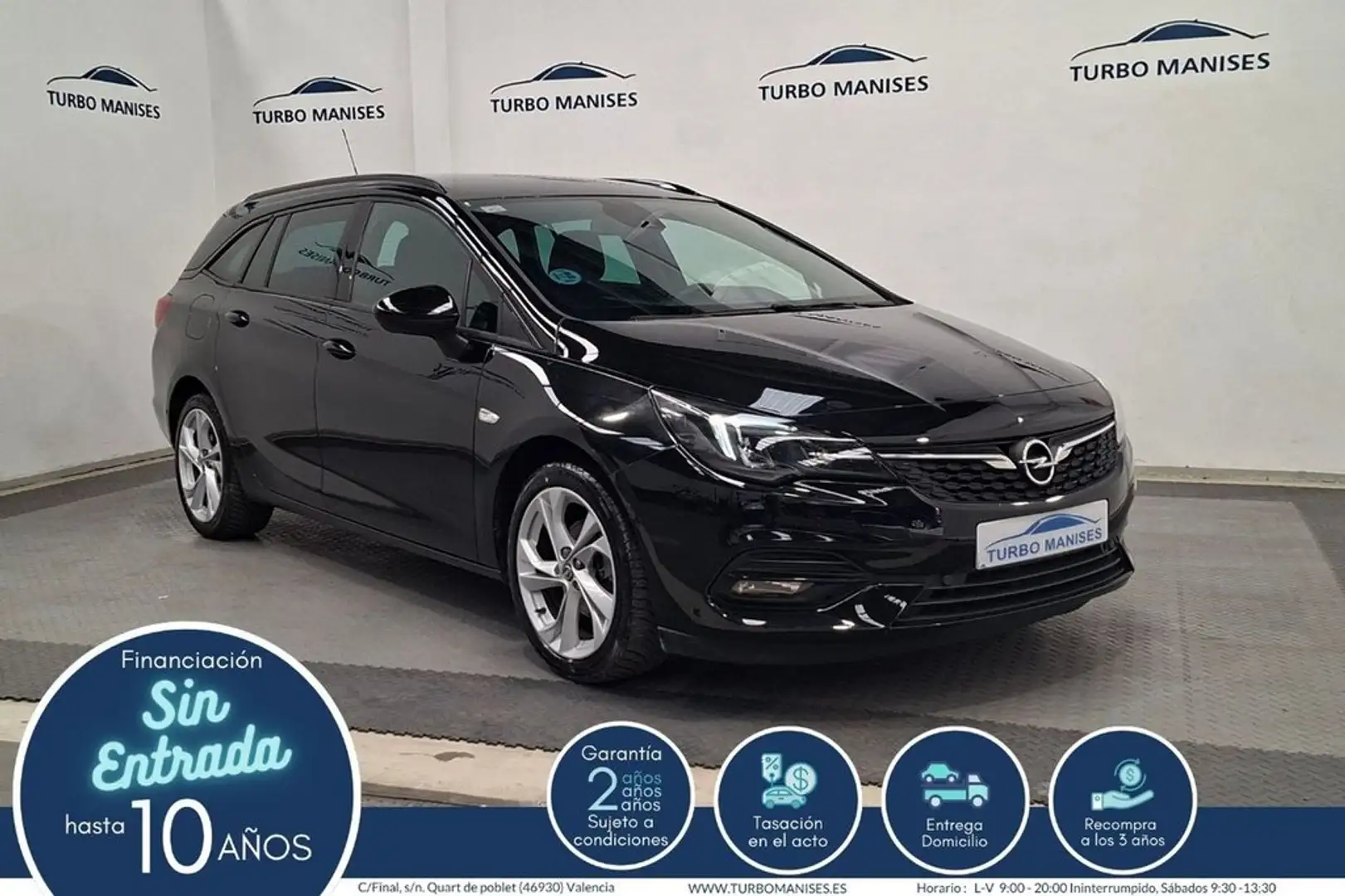 Opel Astra 1.4T SHT 107kW (145CV) Ultimate CVT ST Negro - 1