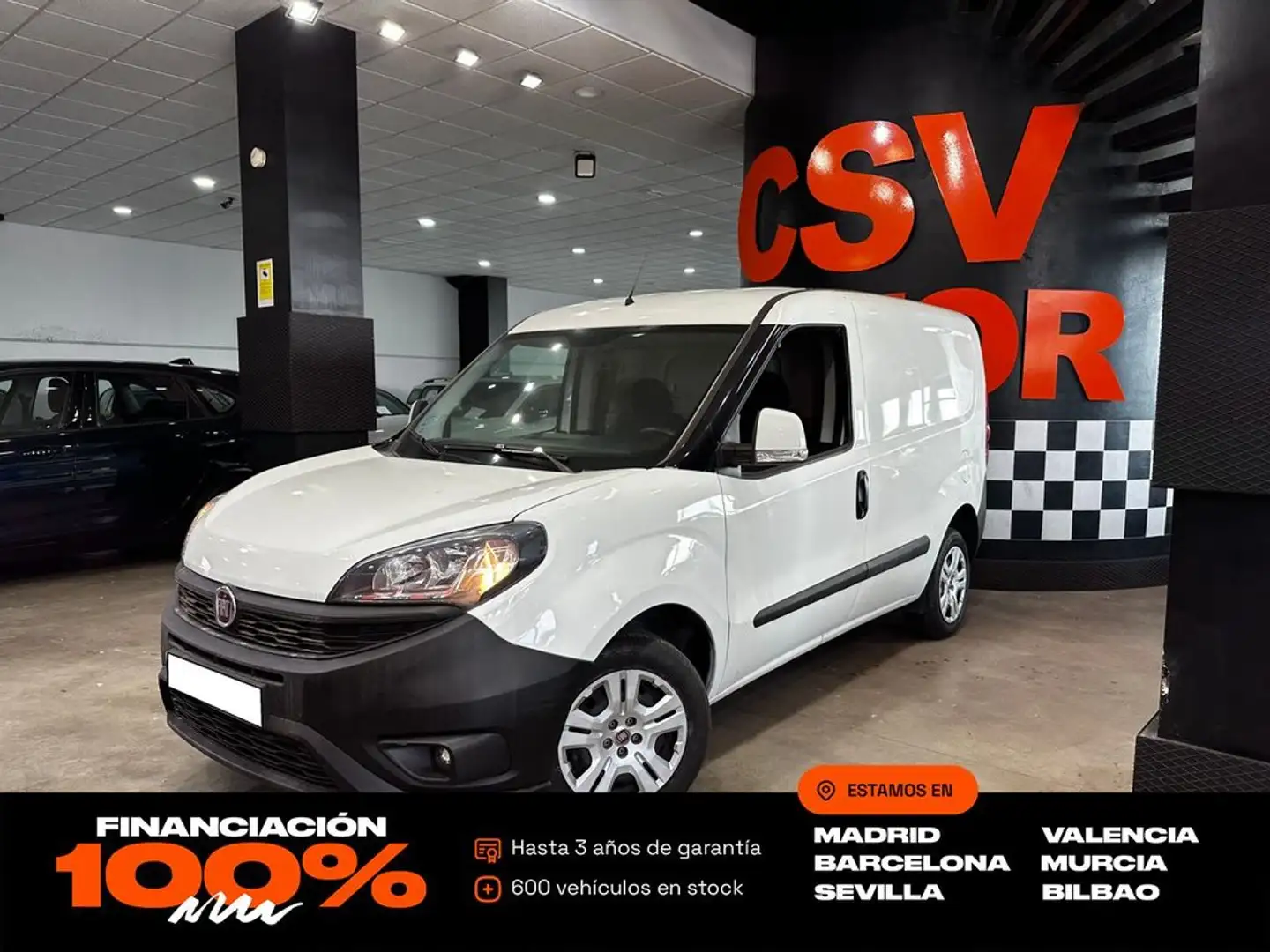 Fiat Doblo Cargo 1.3Mjt SX Maxi 70kW Blanco - 1