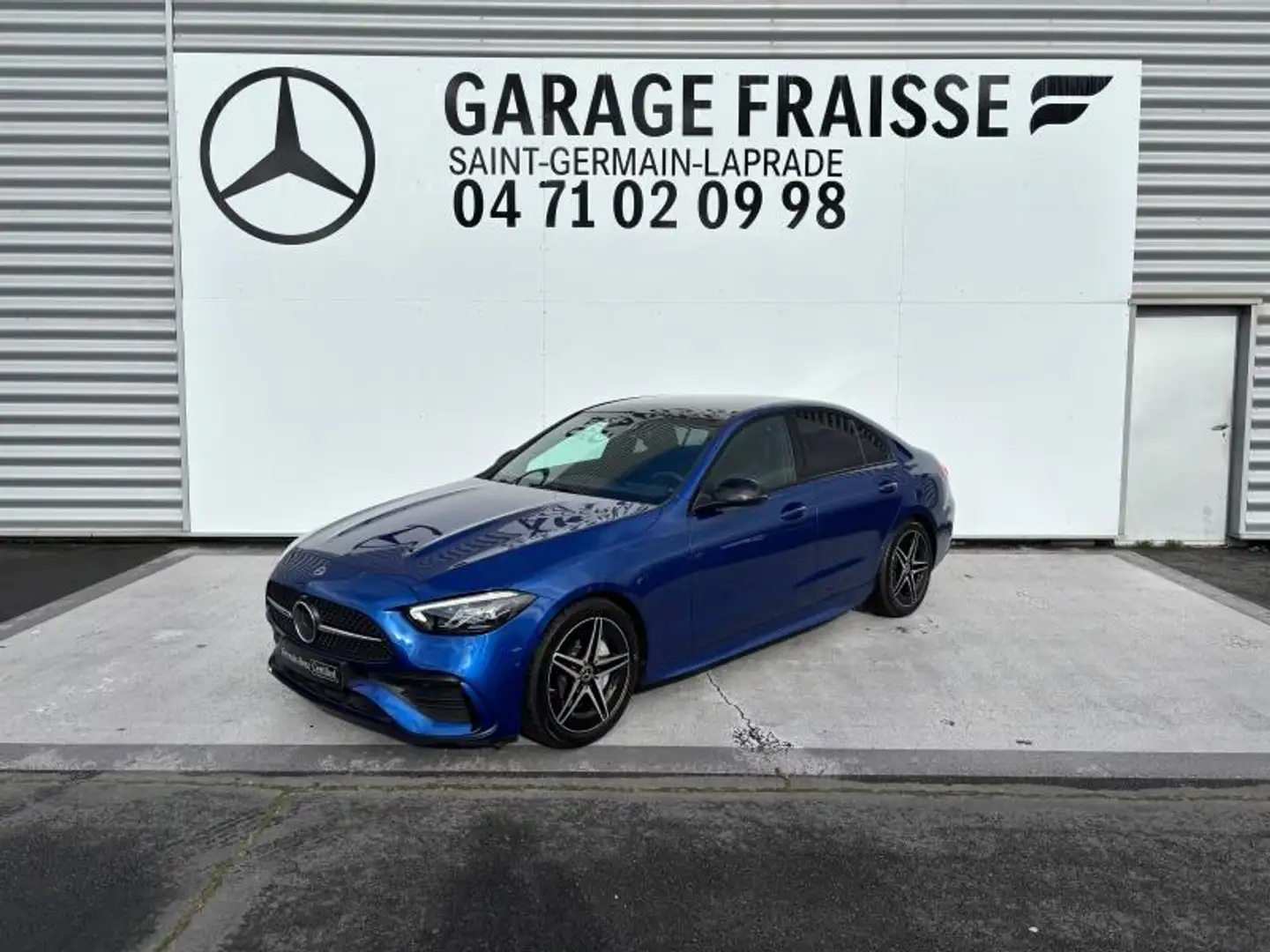 Mercedes-Benz C 200 200 d 163ch AMG Line Blau - 1