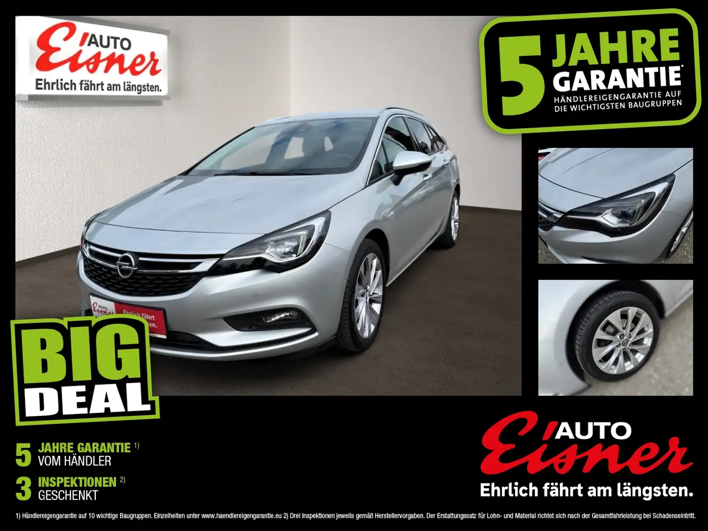 Opel Astra ST 1.6 CDTI Innovation S/S ABS ESP Zilver - 1