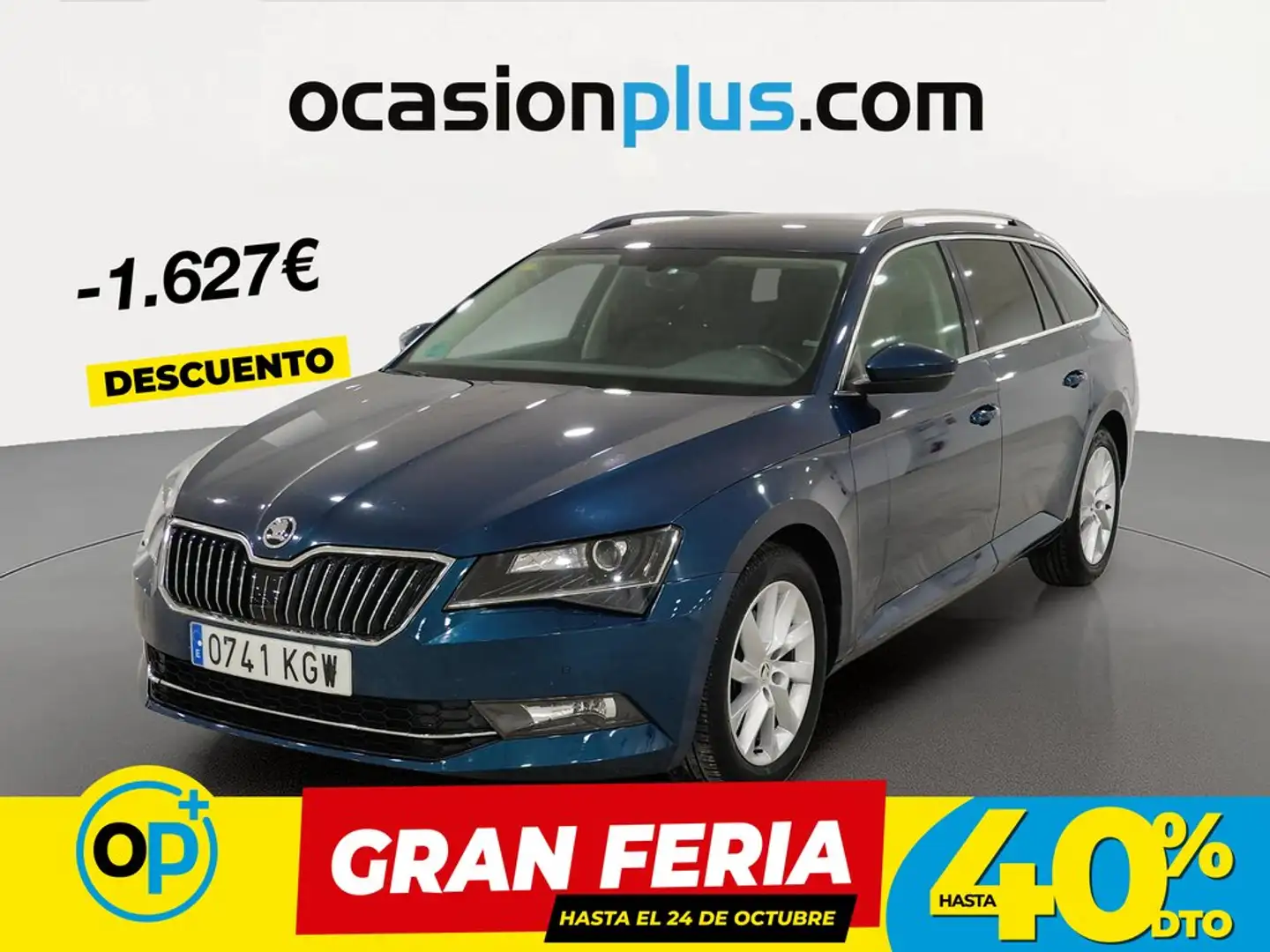 Skoda Superb Combi 2.0TDI Ambition DSG6 110kW Azul - 1